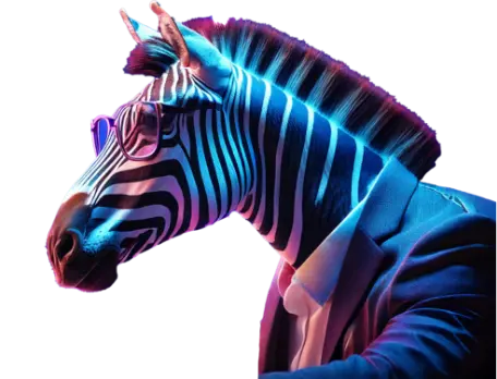 Zèbre en costume